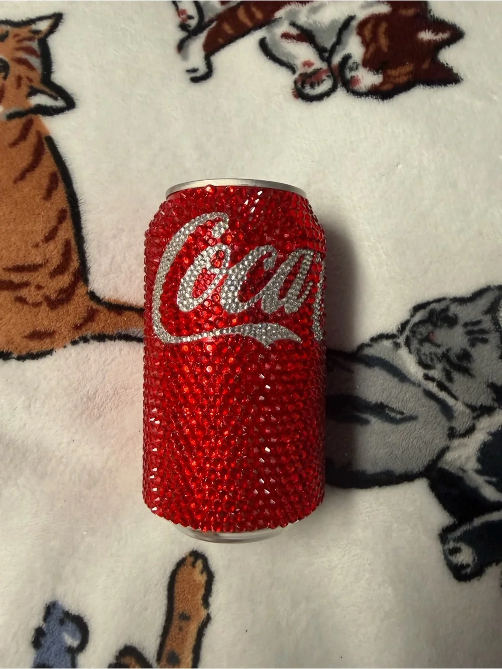 Coca Cola Red Rhinestone Can Party Accent